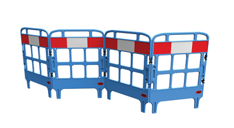 JSP KBU023-000-500 Portagate® 4 Gate Compact Barrier - Blue-0