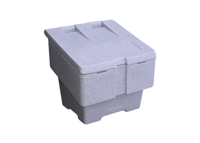 JSP HPK490-00S-300 Small 50kg Grit Salt Bin - Granite -0