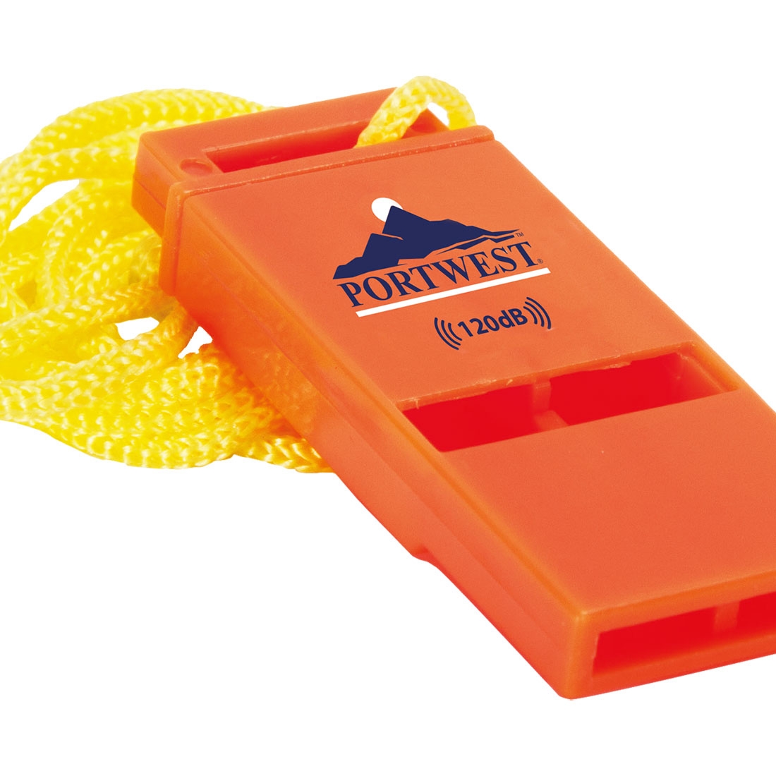 Portwest PA99 Slimline 120dB Safety Whistle (Box of 20)-0