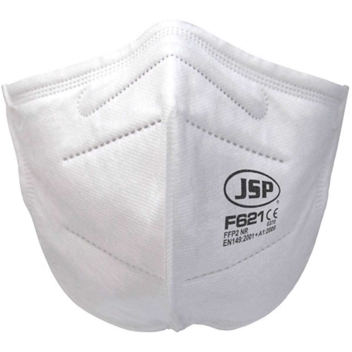 JSP BGV120-000-Q00 Disposable Vertical Fold Flat Mask FFP2 (F621) - (Carton of 1200)-0