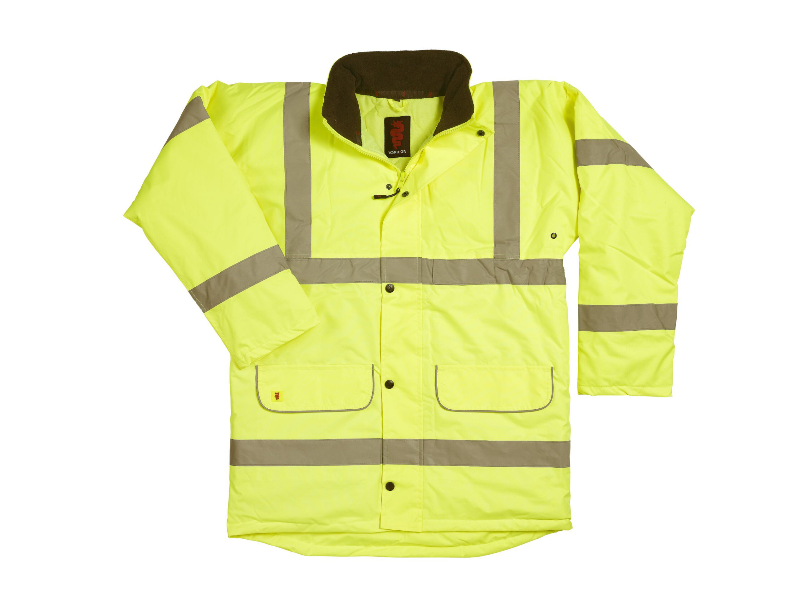 Warrior Yellow High Visibility Jacket (DWHV12SY)-0