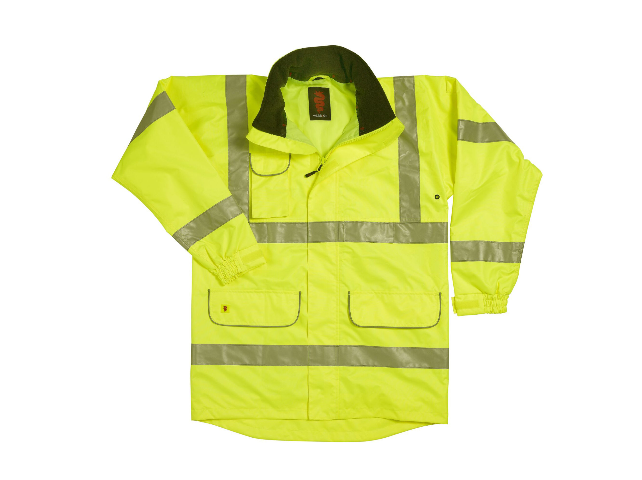 Warrior Yellow High Visibility Breathable Jacket (DWHV58SY)-0