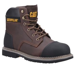 Caterpillar CAT POWERPLANT Safety S3 HRO SRA Boot with Scuff Cap-0