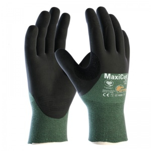 ATG MaxiCut® Oil™ 44-305 OIL RESISTANT WORK GLOVES 3/4 coated knitwrist (Pack of 12)-0